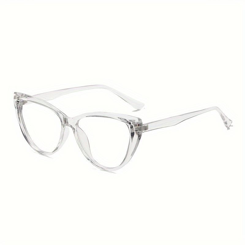 1Pcs 1 Pair Of New High-End Retro Cat Eye Frames For Men And Women Fashionable Anti-Blue Light Color-Changing Glasses