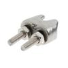 304 Stainless Steel M3//M5/M6 Bolt Saddle Clip Clamps Rope Clips 2mm /3mm /4mm /5mm /6mm /8mm