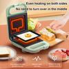 Electric Sandwich Maker Panini Press with Non-Stick Coating Home Toaster Light Food Making Machine for Meat Beef Omelette