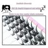 80 Cluster DIY Eyelash Segmented False Eyelash Bundle Eyelash String Fox Eye Natural Makeup Products