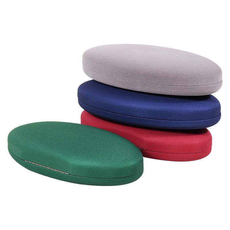 Oval PU Leather Pearl Two-Piece Jewelry Box Set for Necklace and Earrings