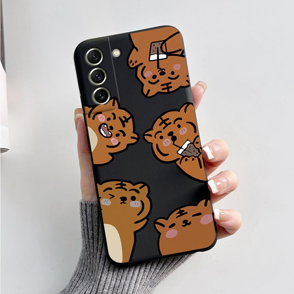 Silicone Case For Samsung Galaxy S21FE Case S21 Ultra 5G Astronaut Phone Case S21 FE Fundas For Samsung S21 Plus S21+ S 21 Cover