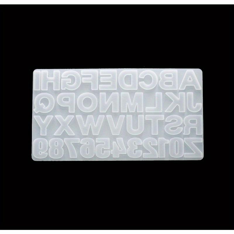 Letter A To Z Pendants Silicone Mold Alphabet Letter and Number Silicone Mold Epoxy Resin Mold for DIY Jewelry Making Supplies