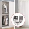 2Pcs Heavy Duty Stainless Steel Rod Socket Flange Rod Holder Pole Sockets Wardrobe Hanger Rod End Supports with Screws