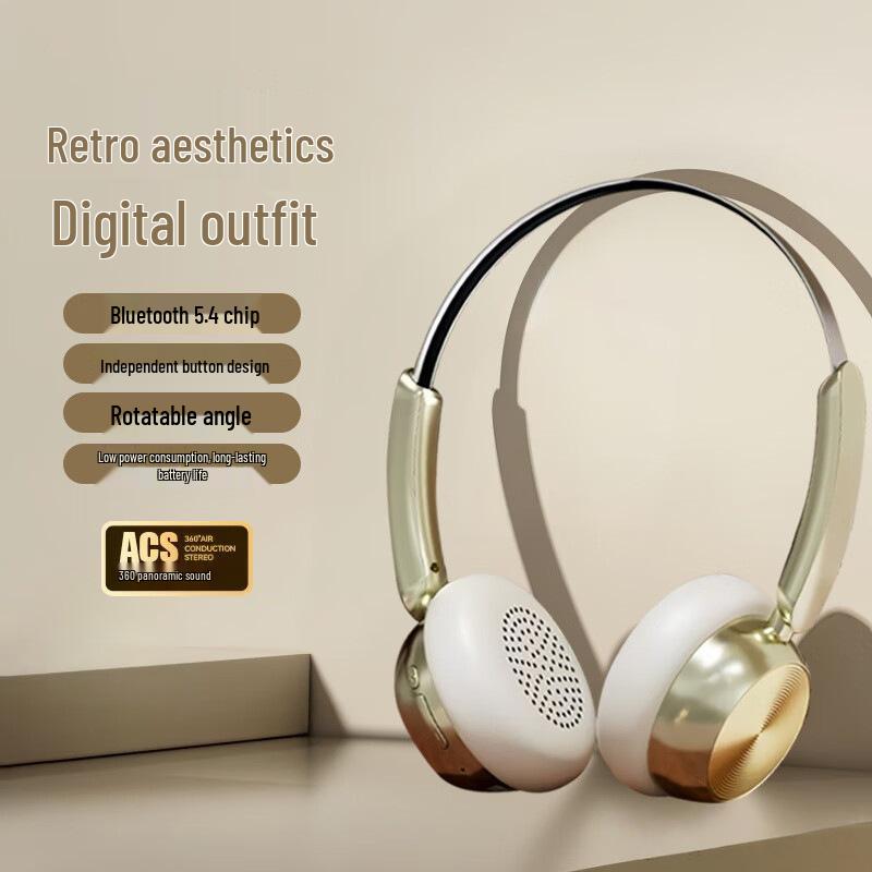 M20 Retro Over-Ear Wireless Bluetooth Headphones: Stylish Small-Fit Noise Cancelling with Superior Battery Life