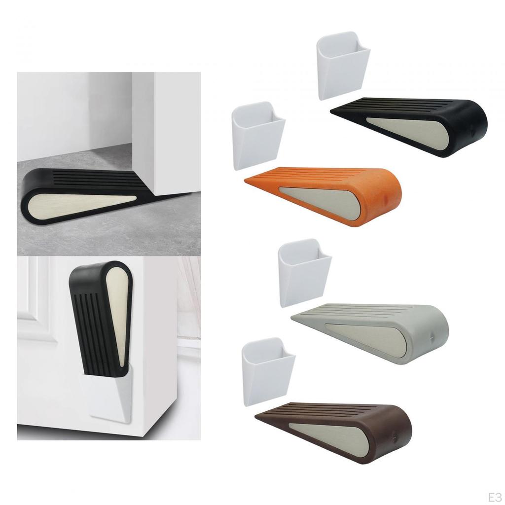 Door Stop Wedge, Lightweight Holder, Non-slip Protection, for Office, Bedroom, Hotel,
