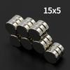 N35 Runder Neodym-Magnet Kleiner Starker Permanentmagnet Für DIY Basteln Modellbau Befestigung von Hardware Heimdekoration 15x2 15x5mm