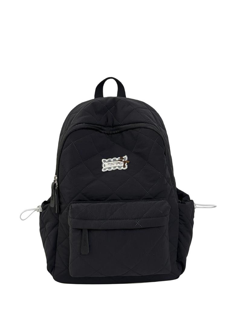 Gesteppter Nylon-Rucksack für Damen mit Schmetterlingsmuster und leichtem Design für den täglichen Gebrauch