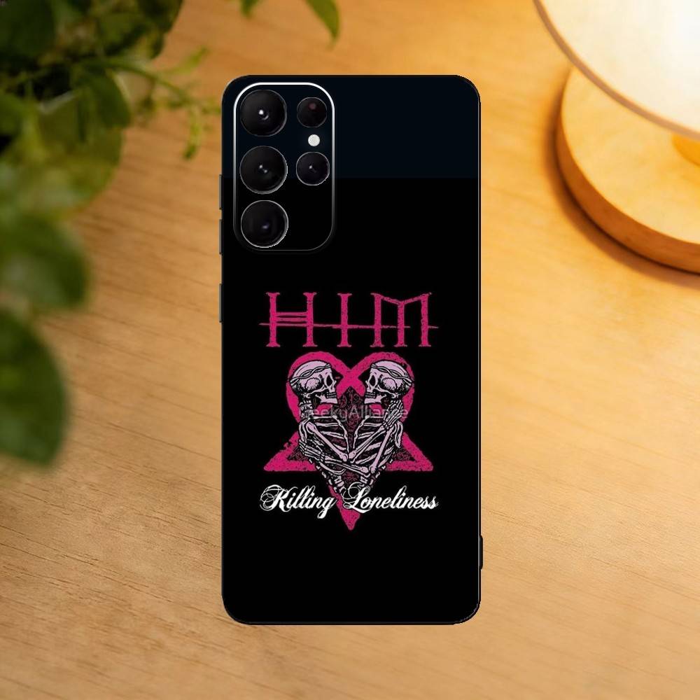 

ROCK Band H-HIM Phone Case For Samsung S25,S24,S21,S22,S23,S30,Ultra,S20,Plus,Fe,Lite Black Shell Samsung S26Plus