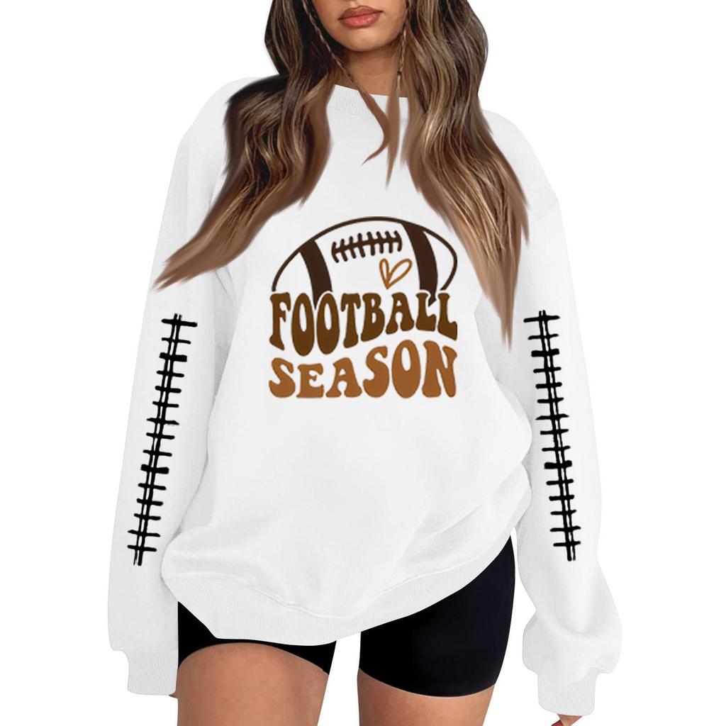 Unisex Lightweight Casual Long Sleeve Neck Pullover Sweatshirt with Fashion Print