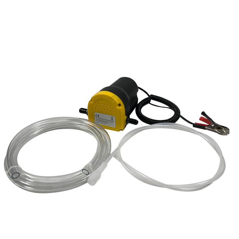 Compact 12V Electric Diesel Self-Priming Oil Transfer Pump Set with Plastic Gear Vane.