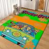 Scoobydoo Spooky Mystery Adventure Indoor Rug Nonslip Easyclean Carpet For Entryway Hallway Balcony Home Party Decor New Year Gift