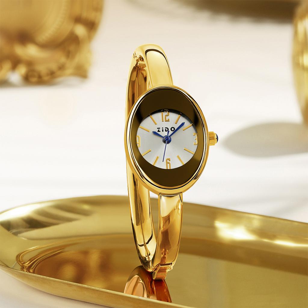 Orologio da Donna Luce Lusso Premium Orologio Design di Nicchia Bracciale Ovale Orologio