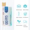 USB Temperature Data Logger 10000 Point Single Use Temperature Recorder with PDF Report Warning Light 60 Days Disposable