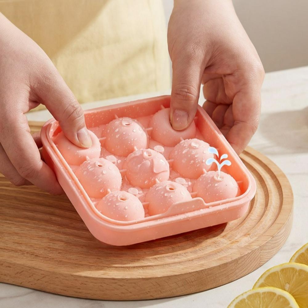 Football Shape Silicone Ice Grid Mold Whiskey Ice Beer Ice Hockey Frozen Ice Cube Mould