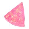 Cheese Sugar Ball Squeeze Toy Transparent Glitter Cheese Stress Relief Fidget Toy Hand Relaxation Triangle Cheese