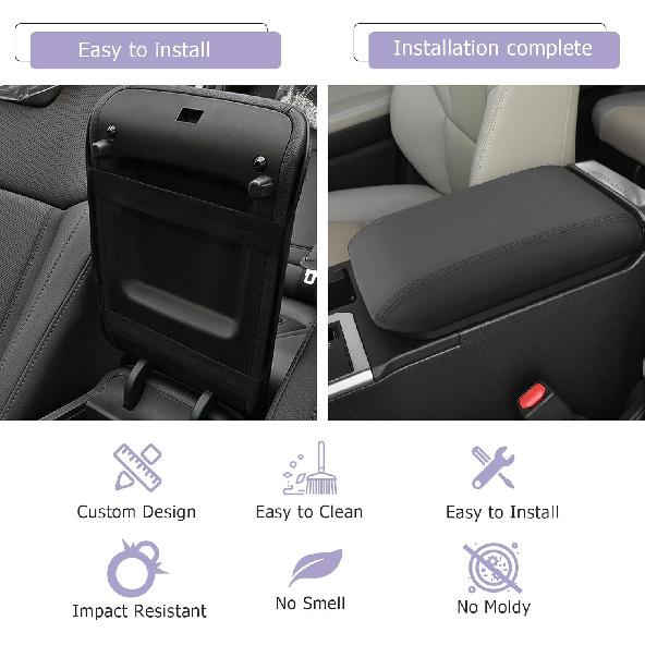 LUWU Center Console Cover Compatible With 2024 2025 Land Cruiser Accessories 2025 Land Cruiser Prado LC250 Land Cruiser 250 Armrest Cover Center