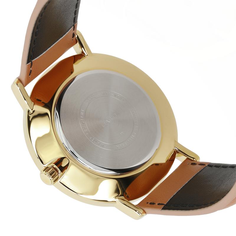 Casio STANDARD Series, Fashionable, Business Trend, Casual, Versatile and Simple, Classic Hands, Quartz Movement, Leather Strap, MTP-VT01GL-5B