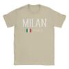 Milan Italy  TShirt  Trending T Shirts ShortSleeved YK Fun Tshirt Summer Cotton Plus Size XL Tees