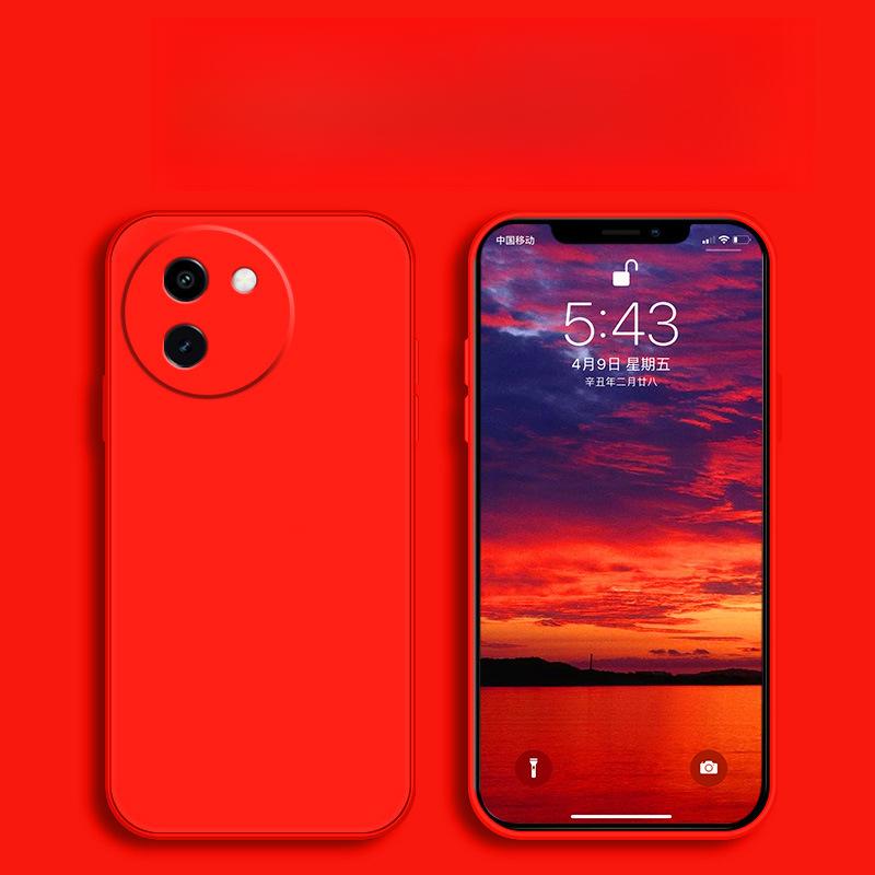 Applicable To Vivoy200i Mobile Phone Case Protection Case Liquid Soft Silicone Full-cover Anti-fall Case for Men and Women