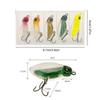 5pcs Insect Micro Bait 40mm 2.3g Trout Lure Artificial Bait Wobblers for Freshwater and Saltwater Fishing