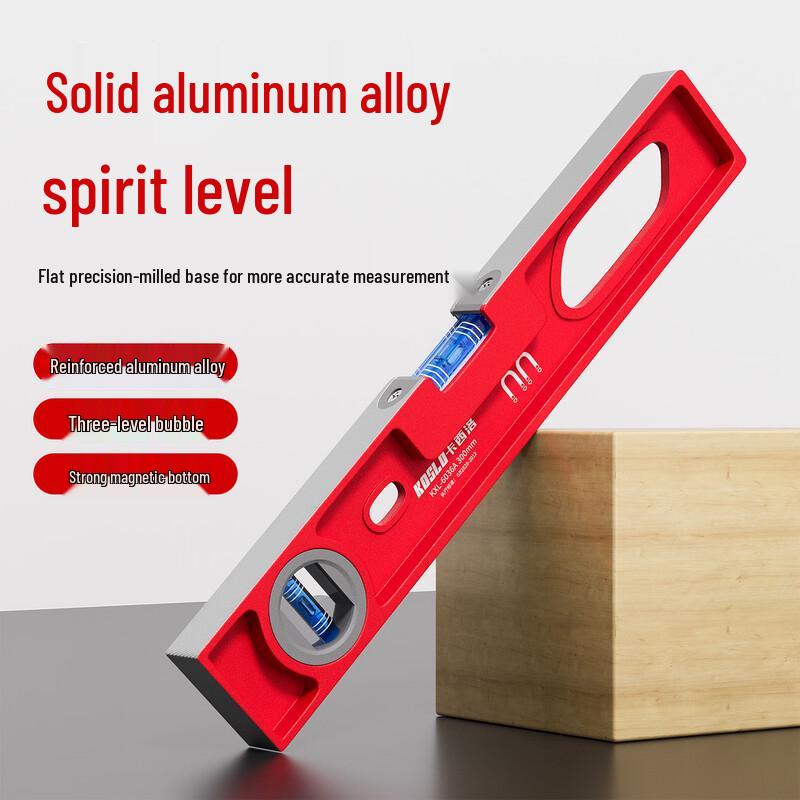 KASILO Magnetic Industrial Aluminum Level Ruler