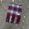 New plaid scarf women's autumn and winter Korean atmosphere imitation cashmere couple versatile warm shawl thickened scarf