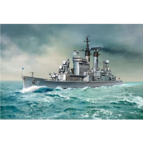 Platz Dragon 1/700 Scale American Missile Cruiser U.S.S. Chicago CG-11 Plastic Model Kit DR7121 (Ship)