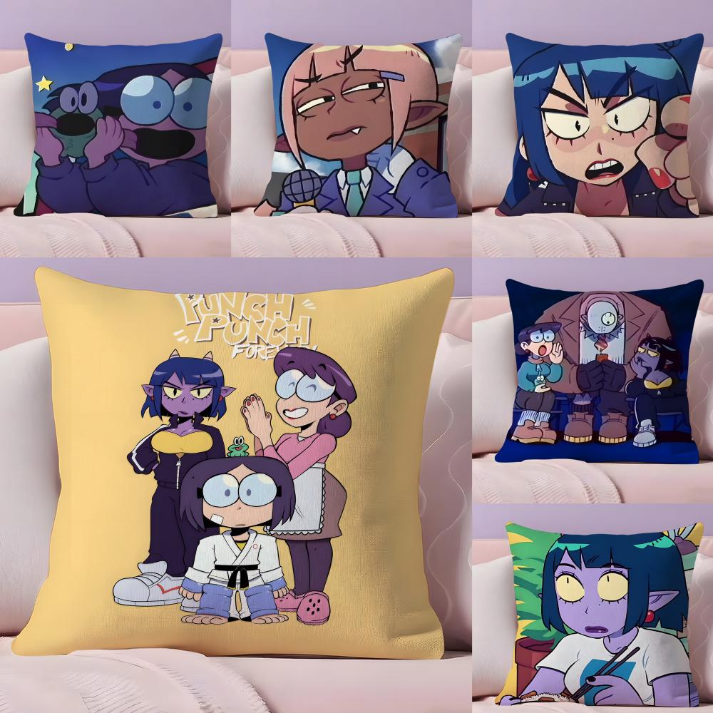 Punch Ppunch Forever Anime Pillow Case Pillow Case Plush Fabric Soft Double Sided Print Home Sofa High Quality Cushion