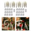 12 Pieces Flameless Pillar Candles LED Decorative Taper Flickering 3D Wick Material