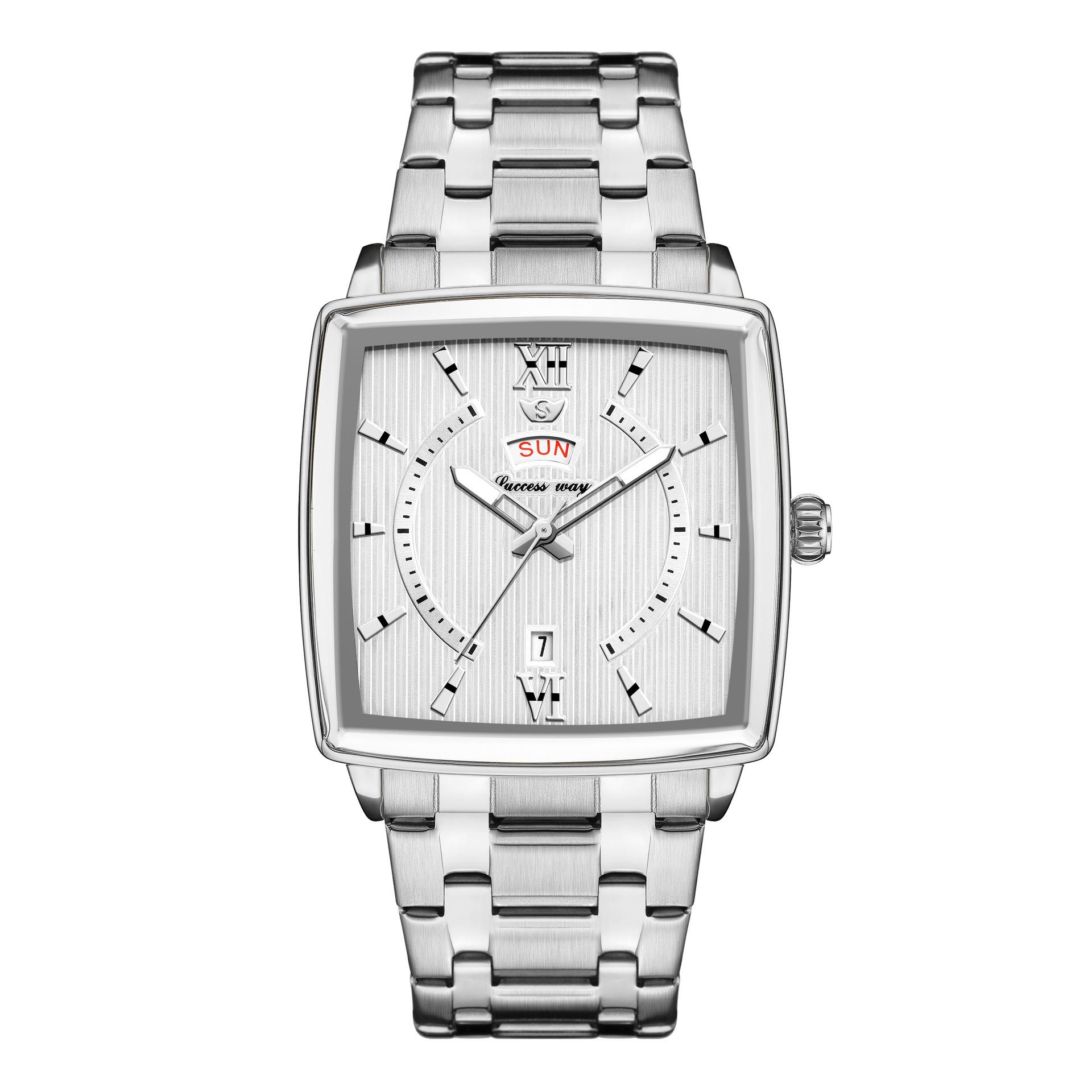24 Years Square Men S Watch, High-End Fashion Trend High-End Business Watch