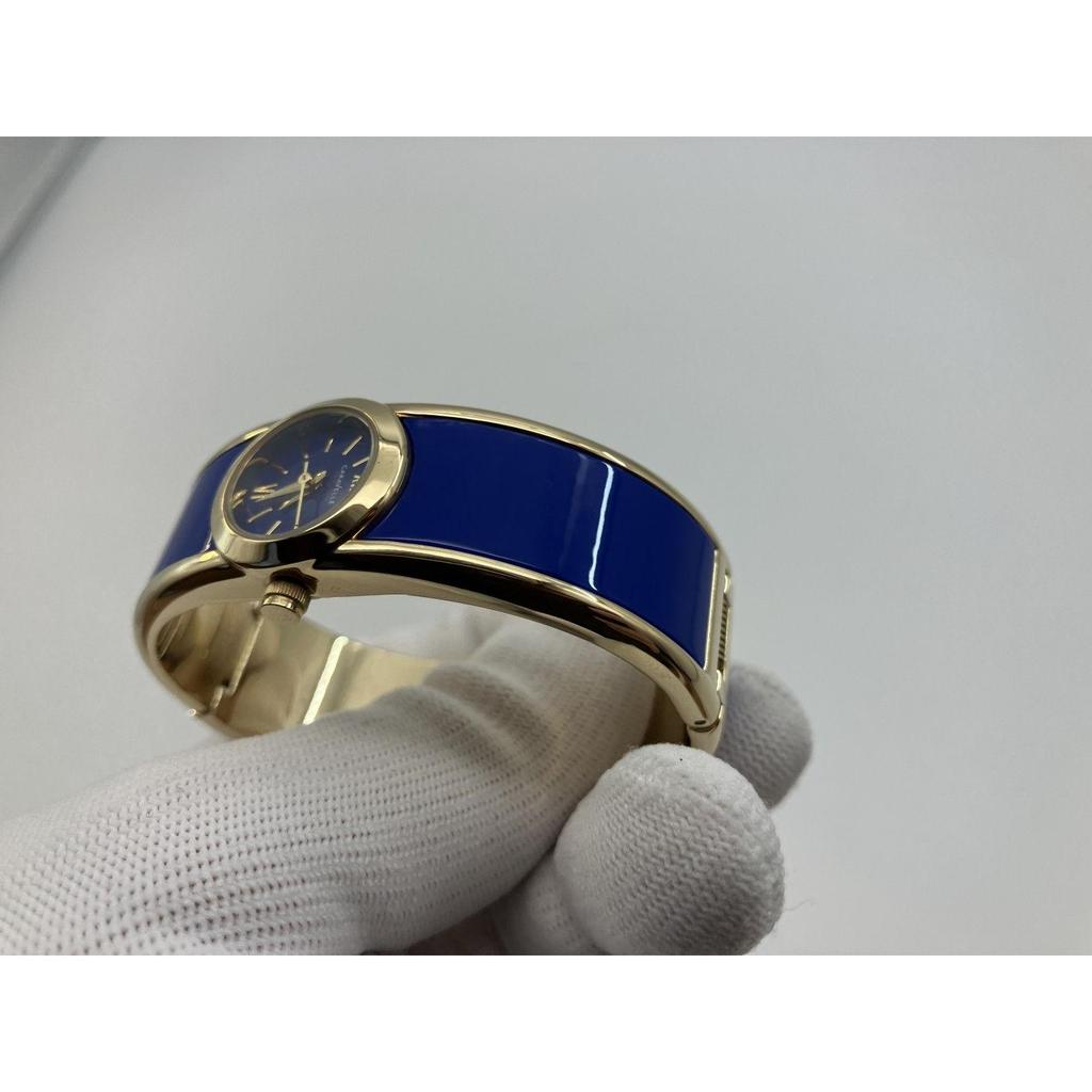 Used Caravelle Women's Watch with Box Quartz Blue Bangle Type