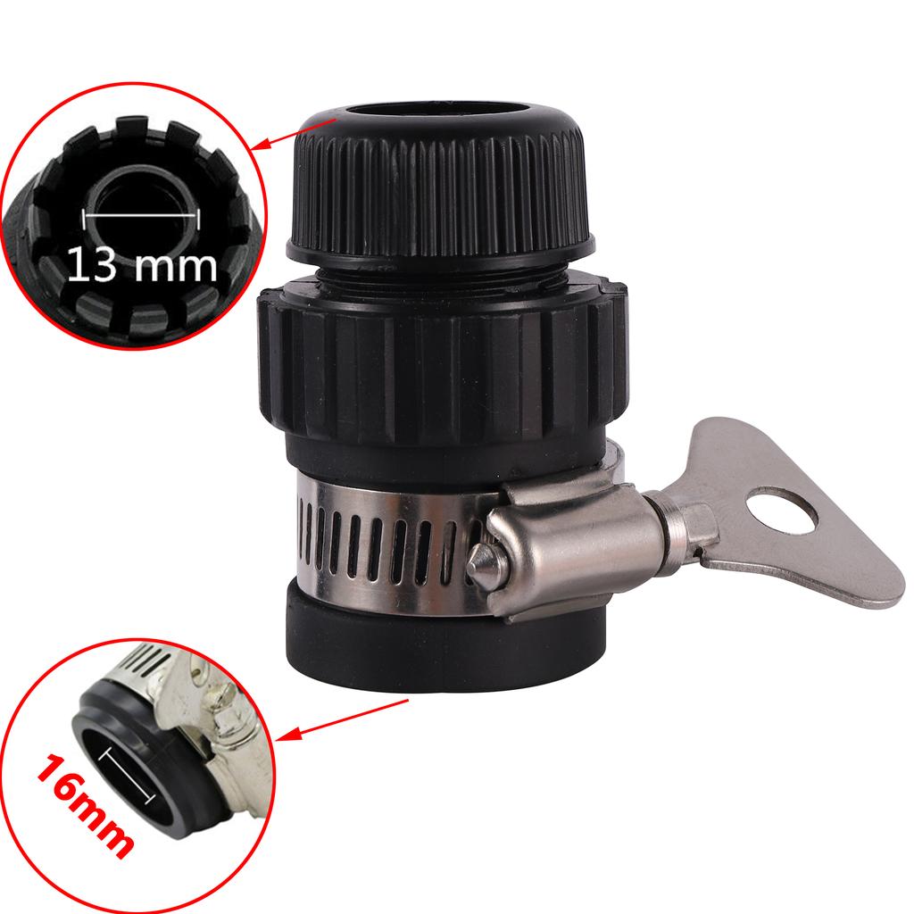 Garden Hose Quick Connector 1/2 3/4 1 Inch Pipe Coupler Stop Water Connector Repair Joint Drip Irrigation System 32/20/16mm Hose