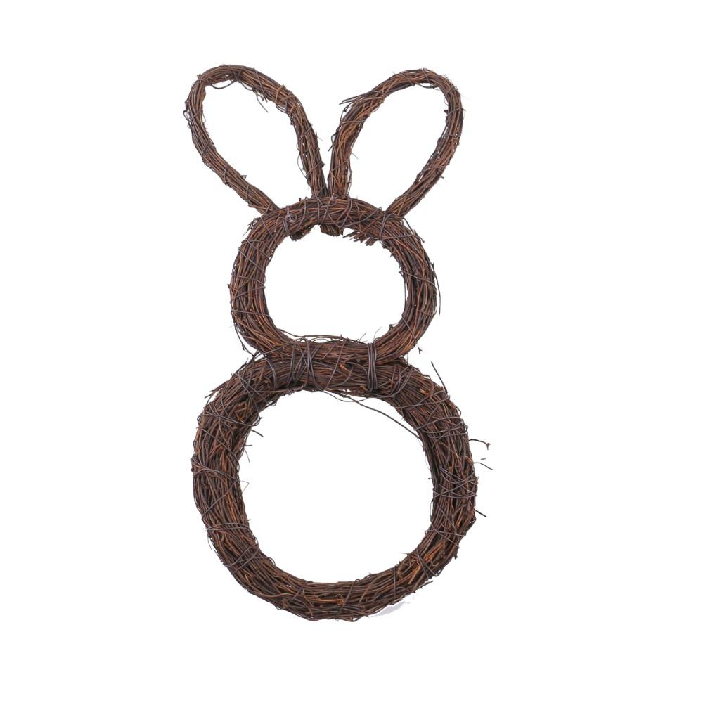 Fashion Round Heart Shape DIY Withered Branches Wreaths Craft Rattan Hoops Wooden Bare Hoop Accessories Wedding Favors