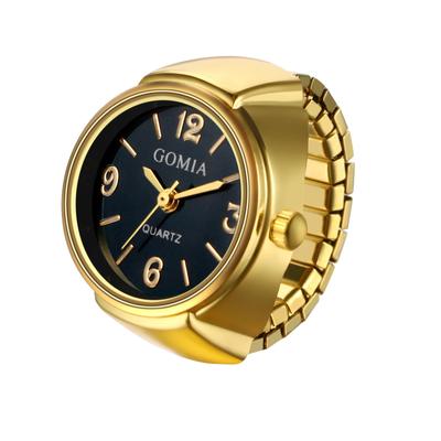Ring Watch Stainless Steel Free Size Color Changing Ring Watch Analog Waterproof Quartz Watch Fashion Accessory Birthday Christmas Day Present
