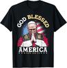 God Blessed America Patriotic Fictional Pope Leo XIV Unisex T-Shirt