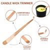 3/4pcs Candle Suppressor One-piece Tool Domestic Aromatherapy Candle Scissors Candle Suppressor Hook Tray Candle Tool Clippers