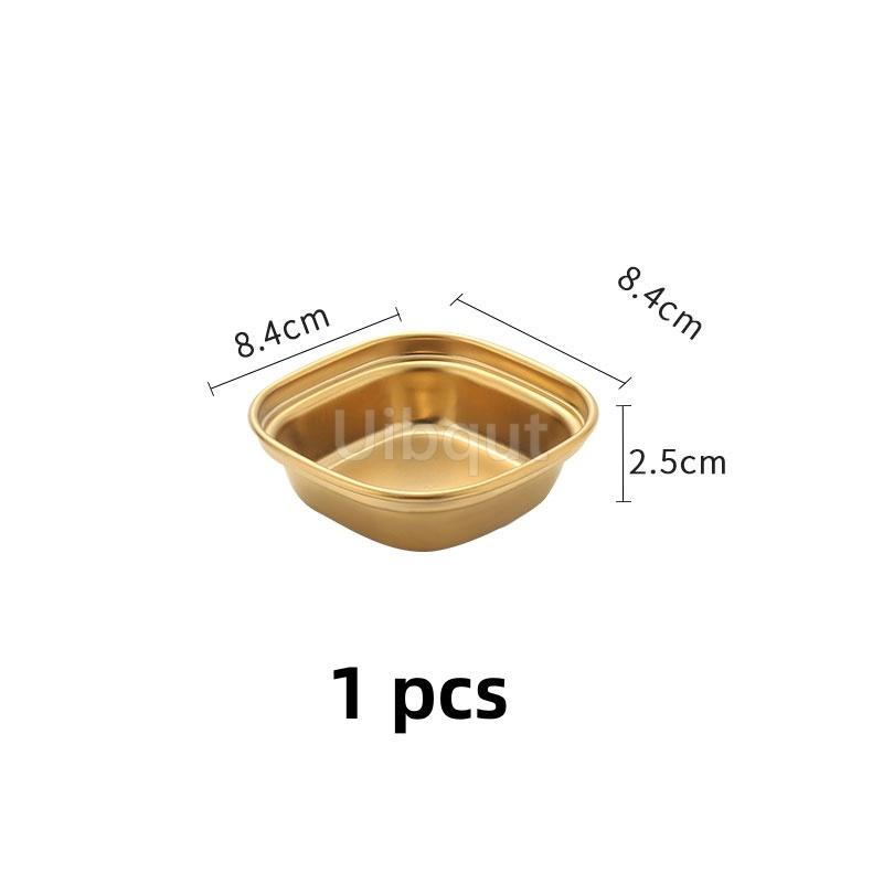 SUS 304 Stainless Steel Pepper Roast Meat Sauce Dishes bowl Separate Sushi Vinegar Soy Plates Tableware Food Seasoning Tray