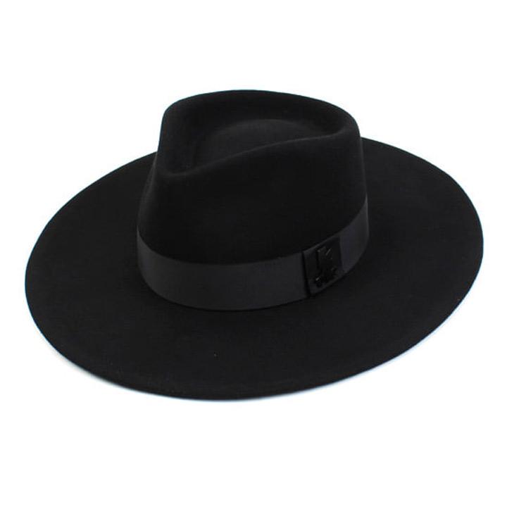 Yunibeosyeolkemiseuteuli V Black Long Wool Fedora