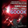 Valenti Moto Jewel LED Far Bulb ZX Series 6000K Valenti valenti