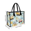 Cute Cartoon Construction Cars Large Tote Daily Outdoor Handbag Practical Carry Bag