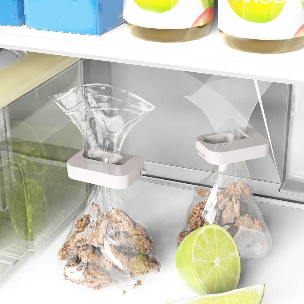 3Pcs Sealed Snack Sealing Clip Moisture-proof Bag Clamp Magnetic Square Food Sealing Clip  Daily Use