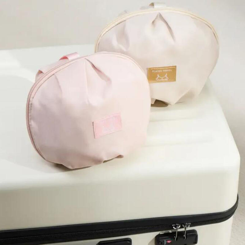 Dustproof with Handle Bra Underwear Organizer In Shell Shape Underwears Storage Bag Zipper Large Capacity Clothing Sorting Bags