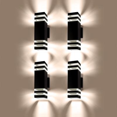 LED Wandleuchte Außen AC 220V-110V Wasserdicht E27 Glühbirne Modern Innen Wohnzimmer Hausdekoration Treppen Garten Dekorieren