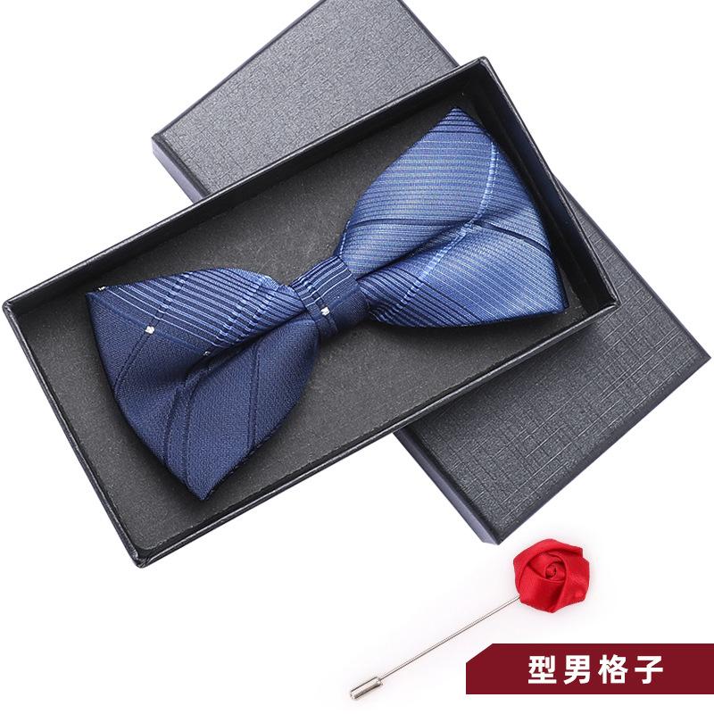 Bow Tie Men'S Wedding Groom Best Man Red Suit Shirt British Brothers Korean Bow Women'S Gift Box