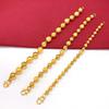 Dubai Jewelry Ladies Fashion Round Bead Braceletsgold PlatedStall Small Jewelry Solid Smooth Frosted Bracelet Source