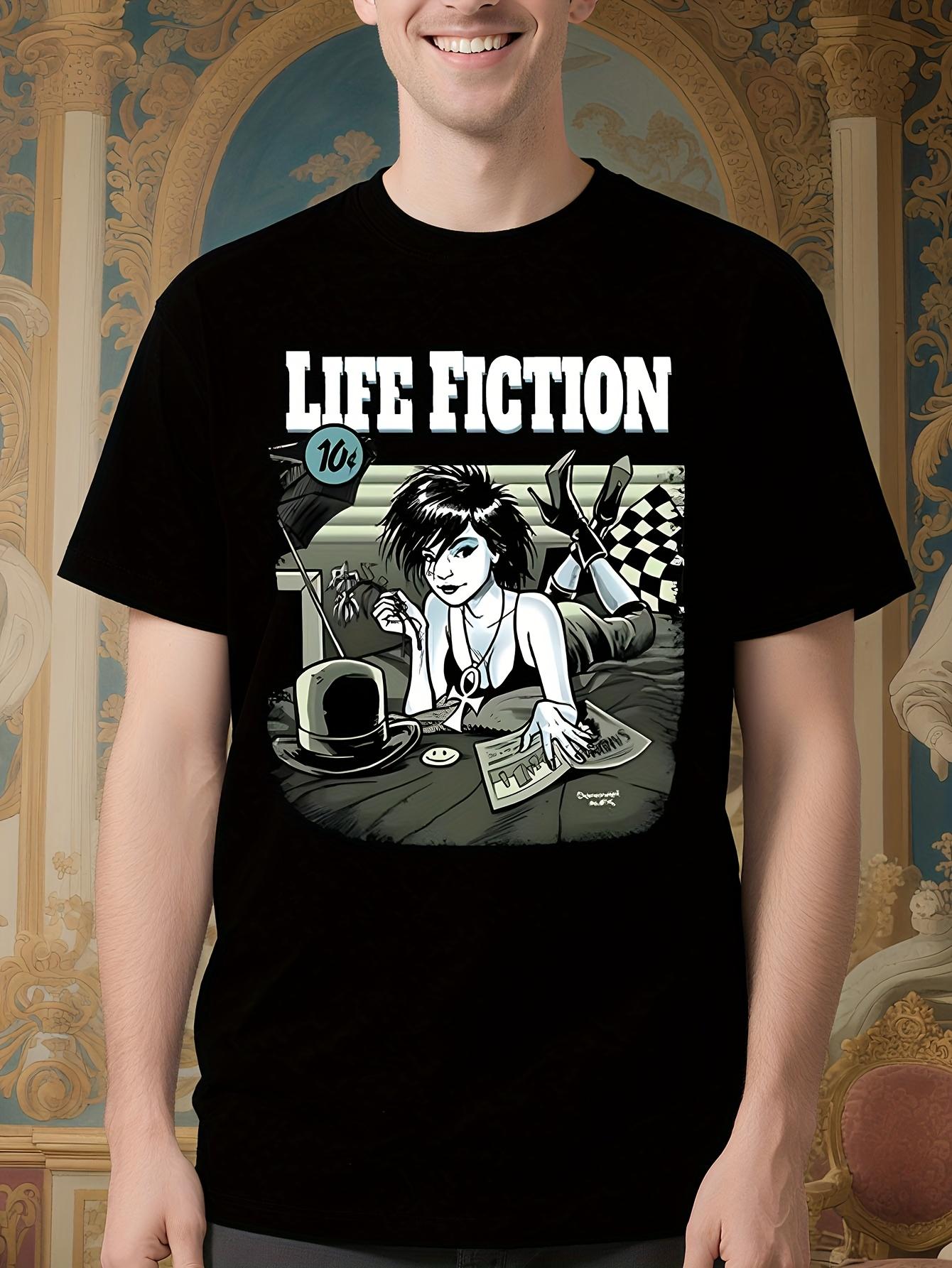 Sandman Comics Graphic Tshirt - 100% Cotton Black Tee wit... XXXXL