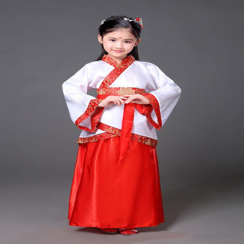 Elegantes Ruqun im altchinesischen Stil für Mädchen und Kinder, langes Feen-Infantakleid