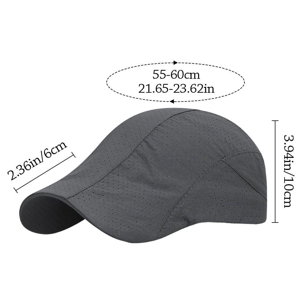 Fashion Summer Beret Hat Mesh Breathable Quick-Drying Sun Cap Retro Casual Baseball Cap Men Women