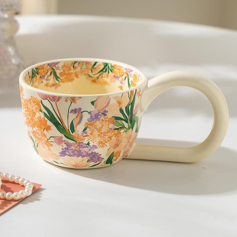 

High End and Exquisite Coffee Cups Moving House New Home Wedding Gifts Birthday Mugs Household Ceramics 301-400ml